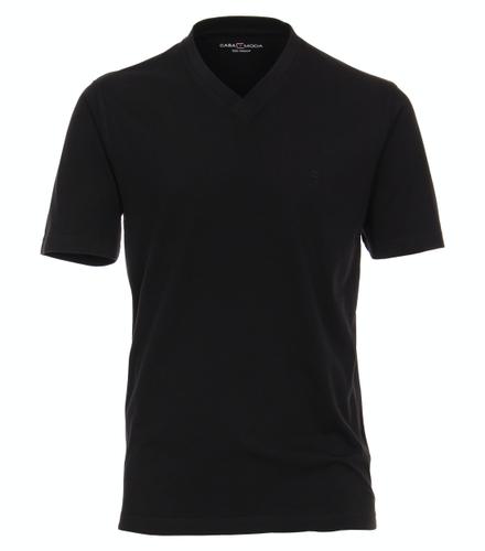 T-Shirt Halbarm Doppelpack 092600 S - Schwarz