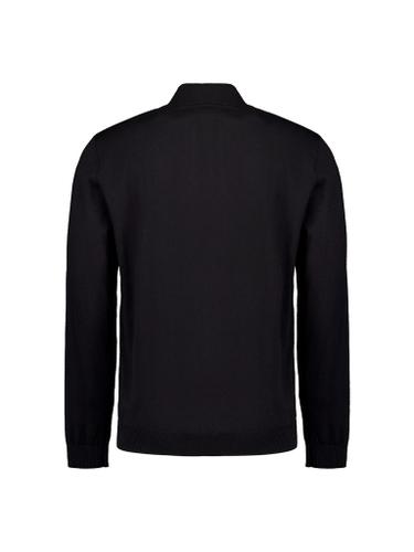 Cardigan 2 Coloured Melange Schwarz L