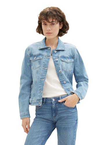 Jeansjacke mit recycelter Baumwolle M Regular Fit - Light Stone Blue Denim