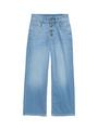TTNELMA CULOTTE Jeans 29/28 Culotte Fit - Clean Light Stone Blue Denim