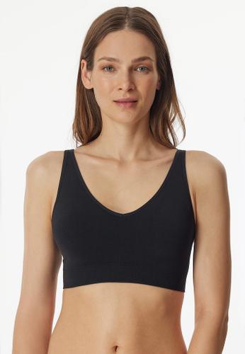 Soft BH mit herausn. Pads Schwarz L