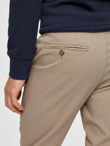 SLHSLIM-MILES FLEX CHINO PANTS W NOOS Grau 32/34