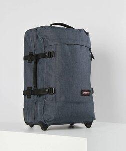 EASTPAK Rollkoffer "Tranverz S Upper East Stripe" - in Grau