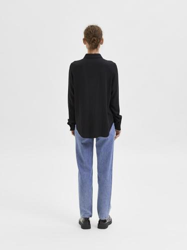 SLFVIVA LS SHIRT NOOS 36 Normal geschnitten - Black