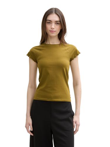 Slim Fit Raglan T-Shirt XL Slim Fit - Warm Moss Green