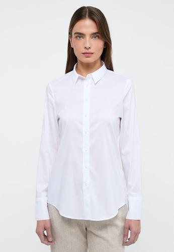 Performance Shirt Bluse Twill Langarm Weiß 44/Langarm