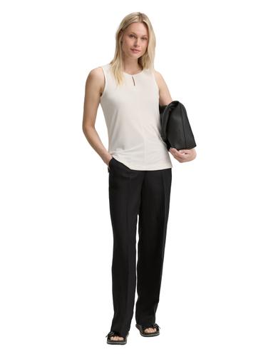 Top mit Cut-Out-Detail M Regular Fit - Whisper White
