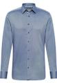 Hemd Dobbydesign Langarm Blau 38/Langarm - 67cm