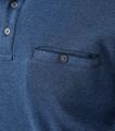 Polo-Shirt Langarm gestreift XL - Blau