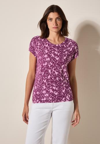 T-Shirt mit Minimal Print L - Cherry Blossom Pink