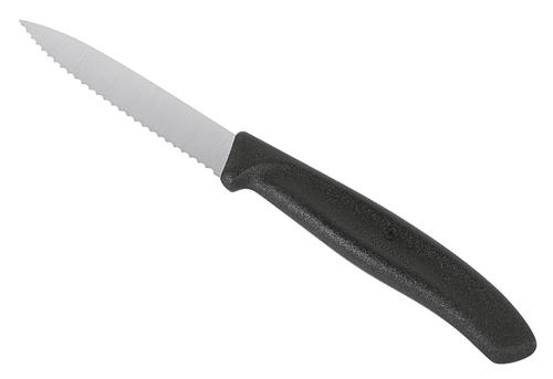 Gemüsemesser schwarz 8 cm