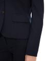Leichter Blazer aus feinem Jersey Blau 44