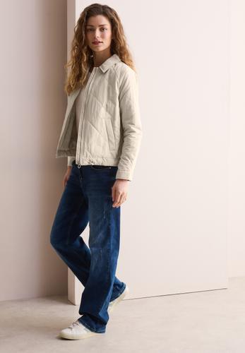 Jacke mit Steppmuster XXL - Pearl Beige