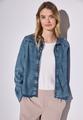 Jeansbluse mit Nieten 36 - Soft Mid Indigo