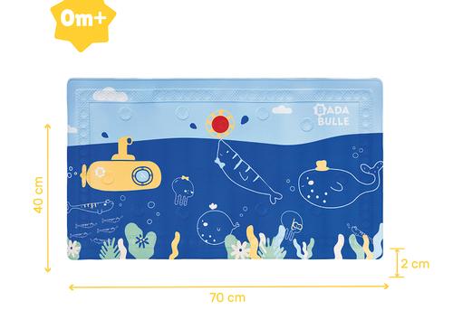 Badematte 'Meerestiere' mit Thermometer