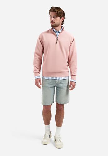 Shirt Vertical Big Stripe With Linen XL Regular Fit - Blue