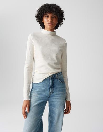 Langarmshirt "Suhanna" - Beige / 42