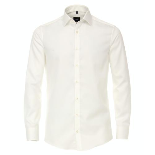 Twill Hemd uni 001880 42 VM - Weiss