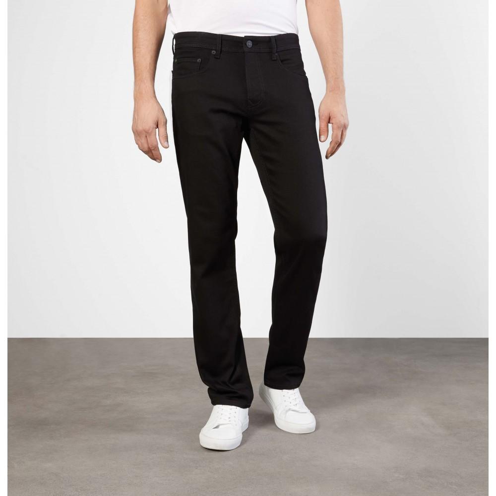 MAC JEANS - Arne, Black Stretch Denim 36/30 Modern Fit - Schwarz