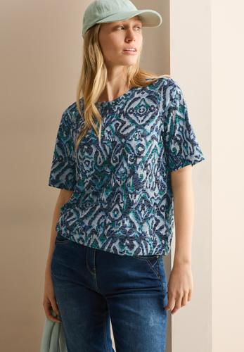 Shirt mit Ornamentmuster L - Universal Blue