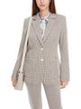 Blazer mit Karo 38 - Smoke