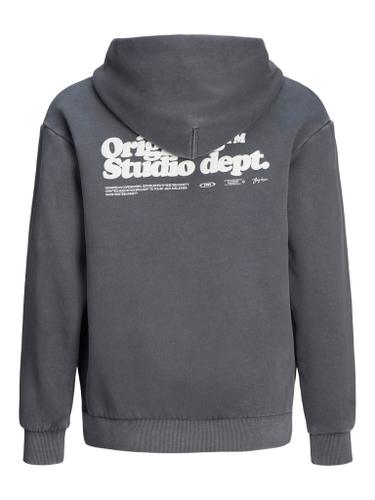 JORVERMONT WASH SWEAT HOOD JNR Grau 152
