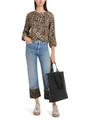 Leo-Bluse mit Plissee-Ärmel 42 - Granola
