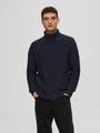 SLHTHIM LS KNIT STRUCTURE ROLL NECK W XXL Normal geschnitten - Sky Captain