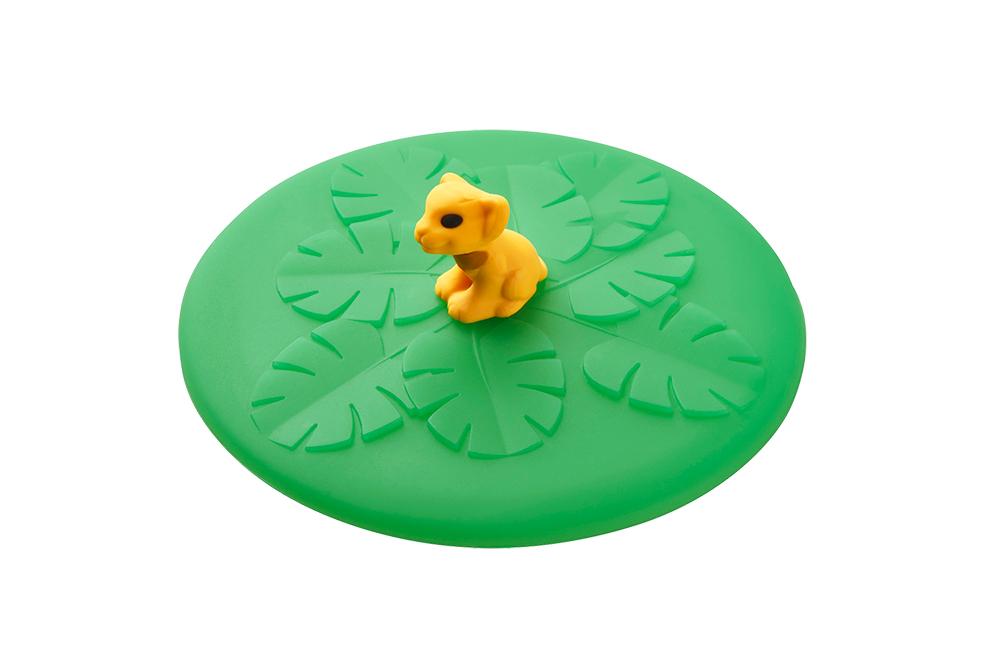Mein Deckel Wild Life, Glasabdeckung aus Silikon - Löwe