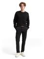 Slim Fit Chino Hose mit Gürtel 31/34 Slim Fit - Black