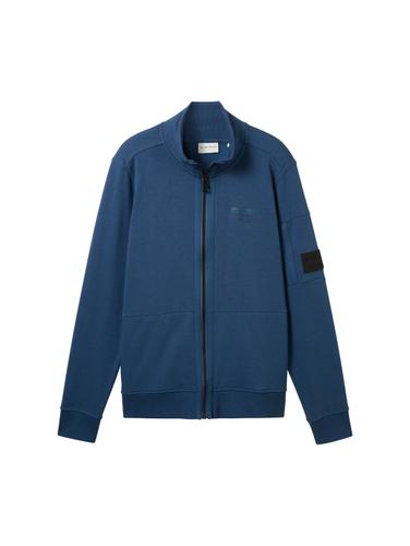 Sweatjacke mit Stehkragen XXXL Regular Fit - Nighttime Blue