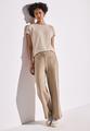 Shirt mit Streifenstruktur 36 - Moonstone Sand