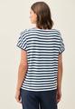 Gestreiftes Strukturshirt M - Urban Navy Blue