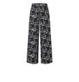 MAC JEANS - FAYE, Techno print jersey Schwarz 36/30
