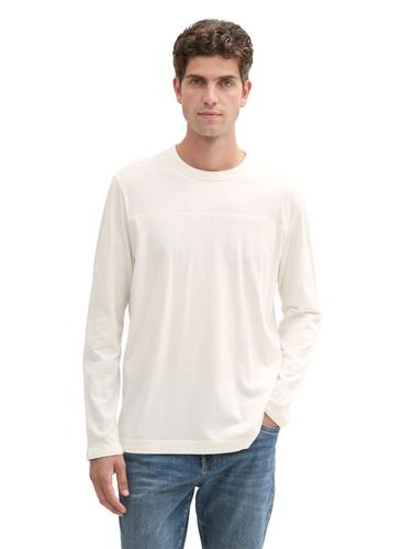 Langarmshirt mit Bio-Baumwolle XL Regular Fit - Off White