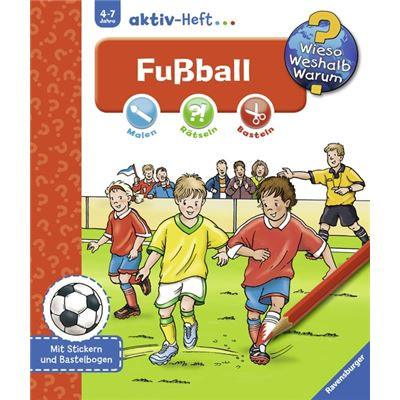 Ravensburger Buch - Wieso? Weshalb? Warum? - Malen, spielen und rätseln: Fußball