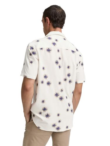 Regular Fit Kurzarmhemd im Hawaii-Look XL Regular Fit - Embroidered Desert Design