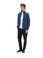 Sweatjacke mit Stehkragen XXXL Regular Fit - Nighttime Blue