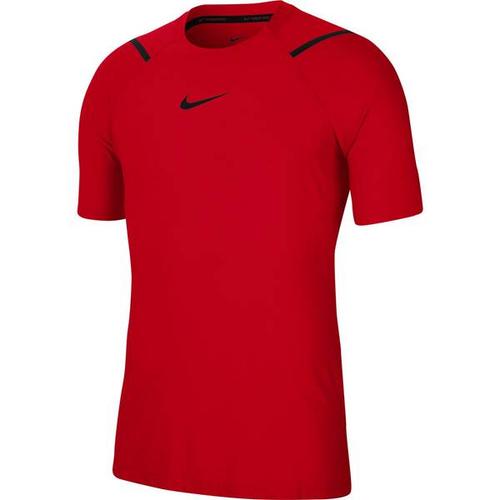 NIKE Herren Trainingsshirt "Pro" Kurzarm XL in Rot