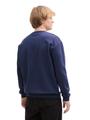 Sweatshirt mit Logo-Print XL Regular Fit - Dark Blueberry