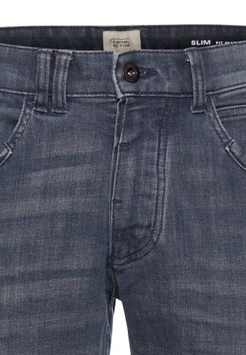 5-Pkt Slim Fit Hose aus Baumwollmischung mit Stretchfunktion Blau 33/32