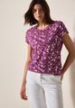 T-Shirt mit Minimal Print L - Cherry Blossom Pink