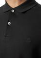 Poloshirt Piqué shaped Schwarz 3XL