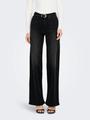 ONLMADISON BLUSH HW WIDE DNM CRO099 NOOS XL/32 Weiter Beinschnitt - Washed Black