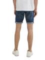 TTJOSH REGULAR SLIM Jeans Shorts 32 Slim Fit - Used Dark Stone Blue Denim