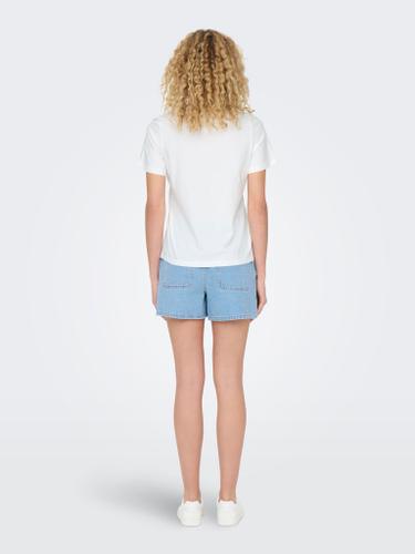 JDYPISA S/S PRINT TOP JRS NOOS Weiß M