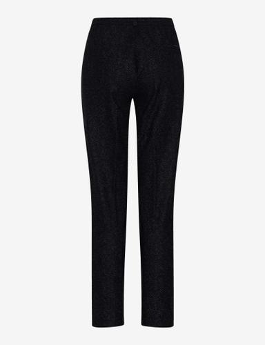 Style Maron S 42 Gepflegte Hose, Konischer Beinverlauf, Normale Leibhöhe, 7/8-Länge - Black