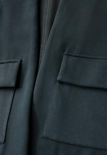 Silk-Look Jacke Grün 36