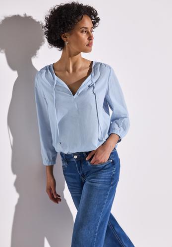 Gestreifte Bluse 42 - Smoked Blue