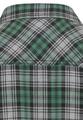 Kariertes Hemd aus reiner Baumwolle XXL Regular Fit - Pine Green